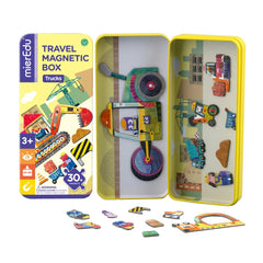 mierEdu Travel magnetic box - Trucks