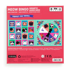 Meow Bingo magnetic board game