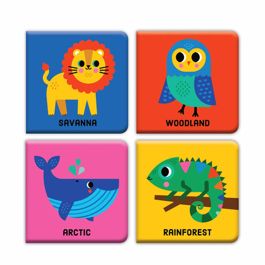 Animals of the World Colour Magic Book - 4pcs Set