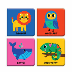 Animals of the World Colour Magic Book - 4pcs Set