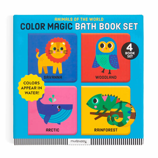 Animals of the World Colour Magic Book - 4pcs Set
