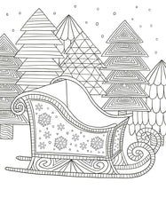 Gem Sticker Colouring Book - Christmas Wonderland