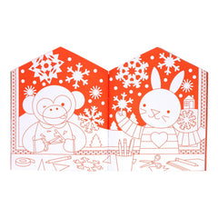 Christmas Colouring Book & Stickers