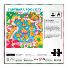 Capybara pool day 500pc