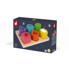 shapes & sounds - 6 block puzzle