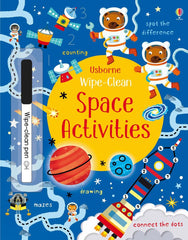 wipe clean- space activities