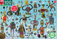 upcycled robots 100pc puzzle