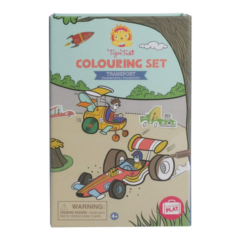 colouring set- transport