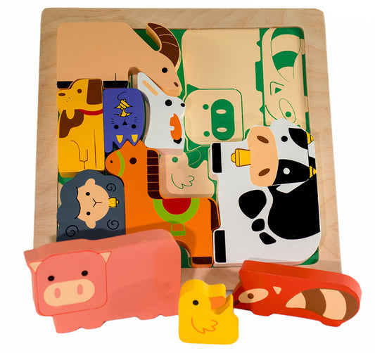 farm animal chunky puzzle