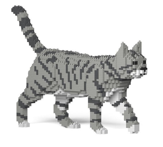 Jekca Grey Tabby Cat 03S-M03