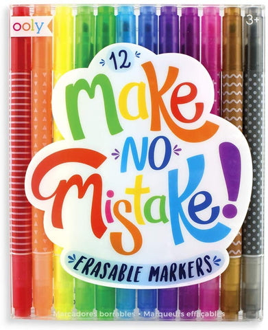 Make no mistake erasable markers