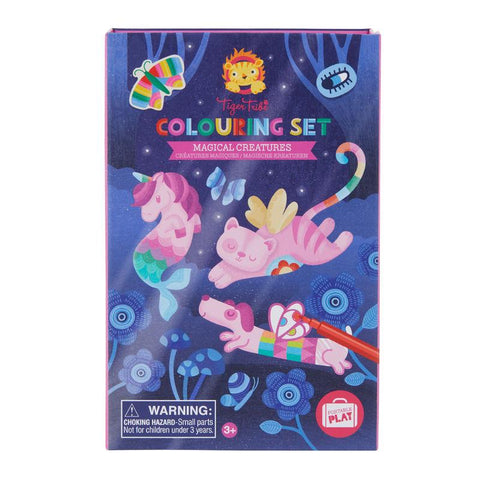colouring set- magical creatures