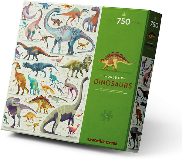 world of dinosaurs 750pc puzzle