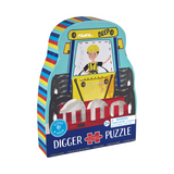 12 pce construction digger puzzle