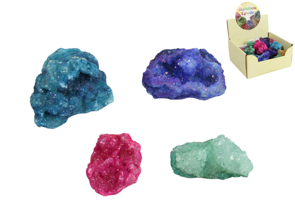 rainbow geodes - assorted colours