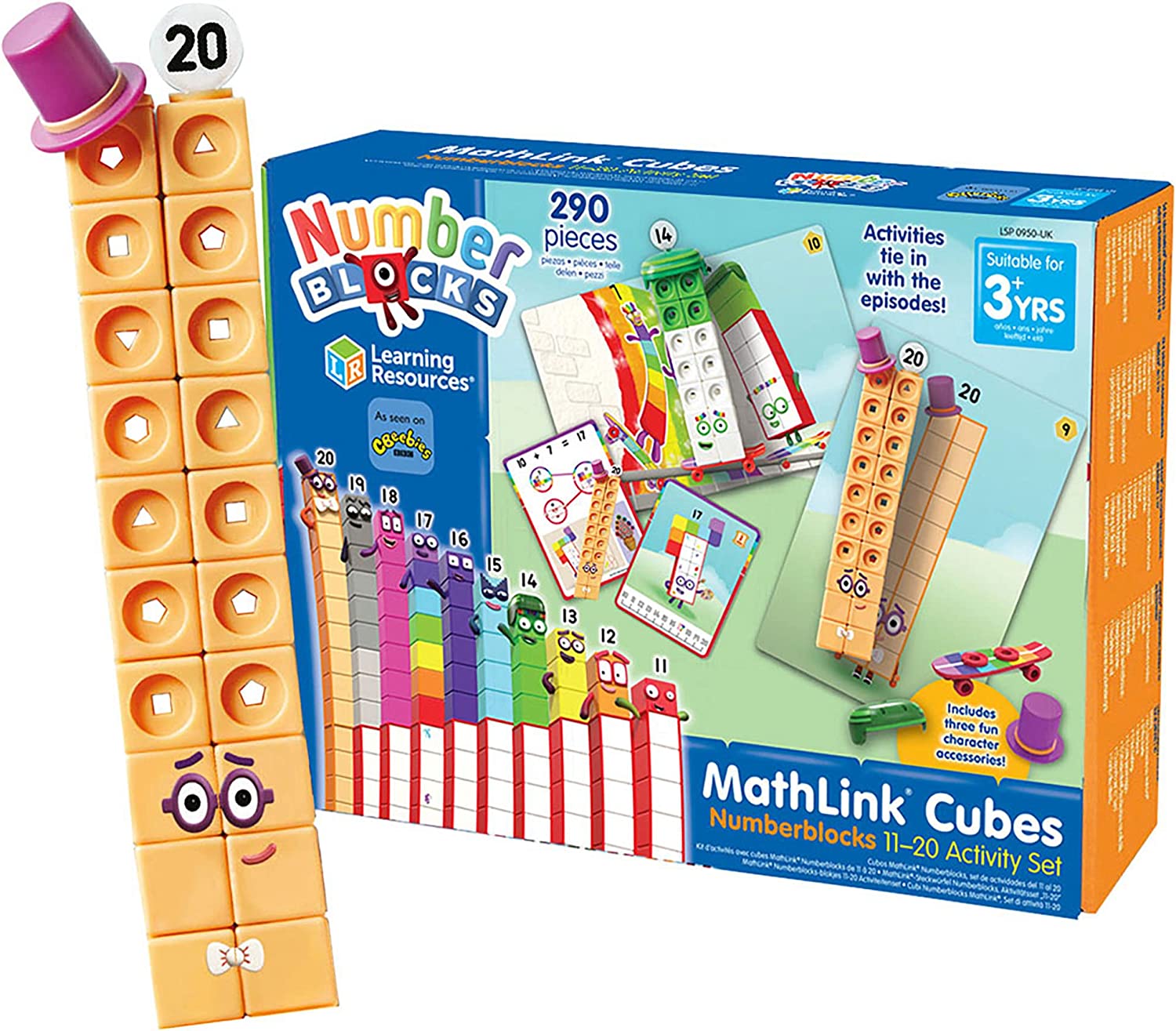 mathlink cubes numberblocks 11-20 activity sets – Kids Unite