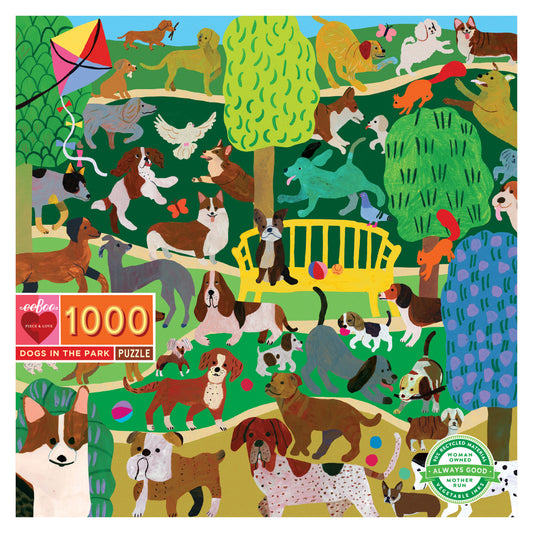 dogs in the park 1000pc puzzle