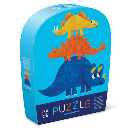 mini puzzle 12 pce dino friends