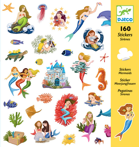 160 mermaid stickers