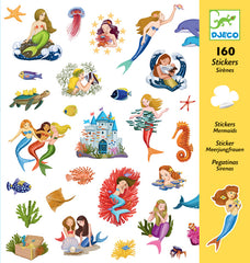 Djeco - 160 mermaid stickers