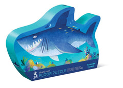 shark reef floor puzzle 36pc