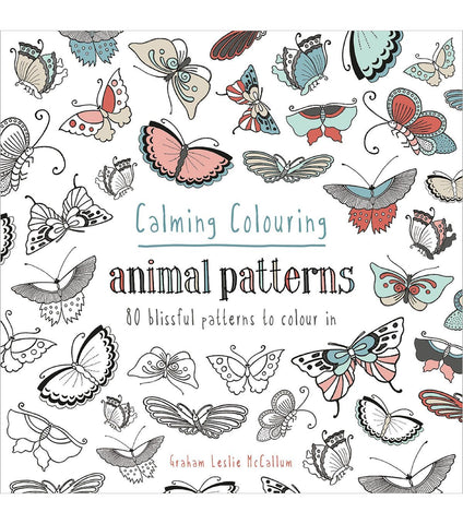 calming colouring: animal patterns