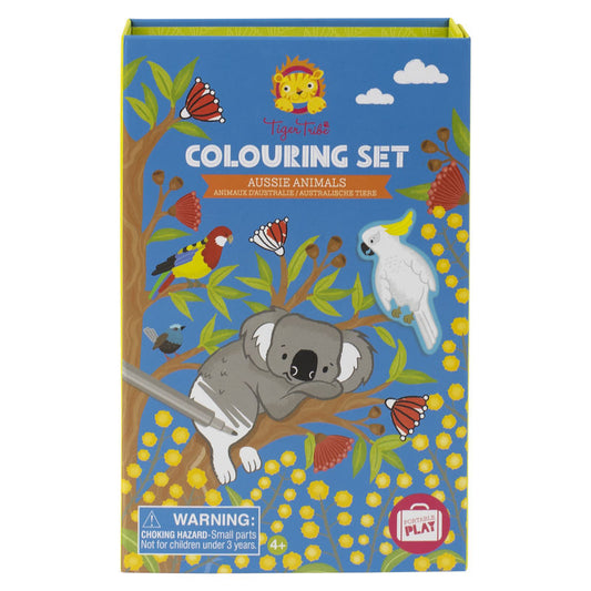 colouring set- aussie animals