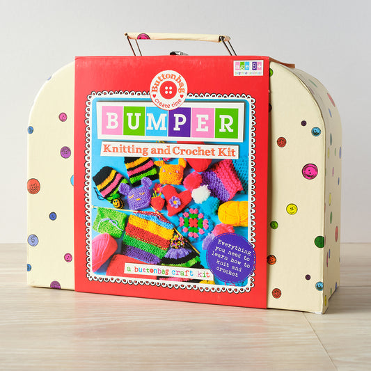 Bumper knitting and crochet kit