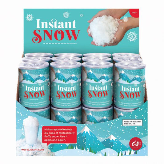 Instant snow (in a can)