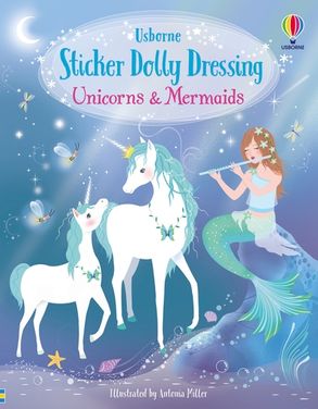 sticker dolly dressing unicorns and mermaids book