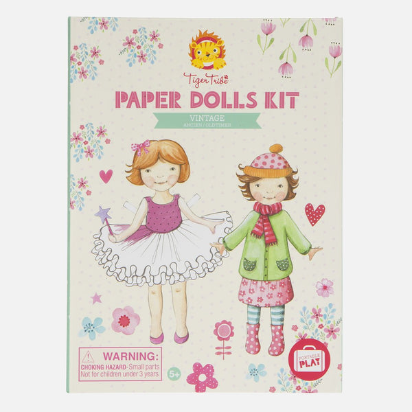 paper dolls kit- vintage