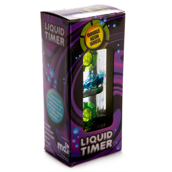 Double neon wheel liquid timer