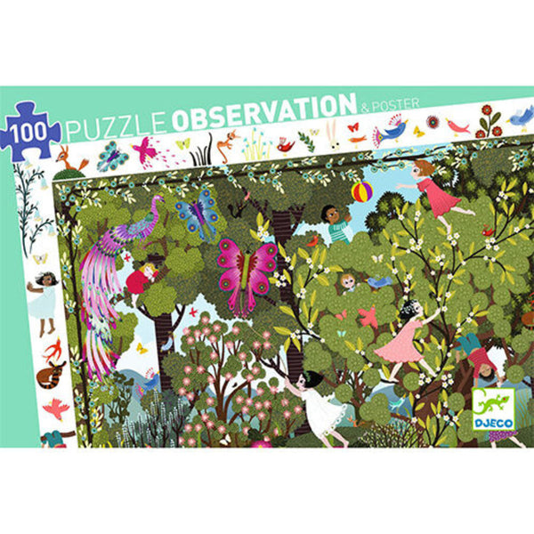 Garden play time observation puzzle 100pc