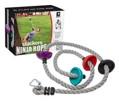 slackers ninja rope with foot holds