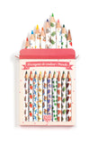 10 mini coloured pencils