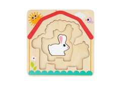 multi-layered animal puzzle