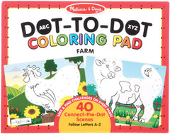 dot to dot colouring pad ABC 123