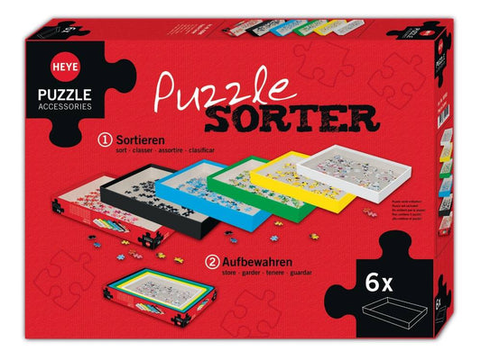 puzzle sorter (set of 6 boxes)