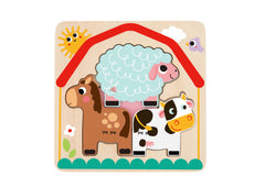multi-layered animal puzzle