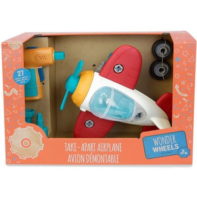 take apart airplane- wonder wheels