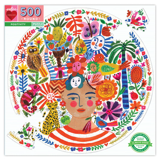 positivity 500pc round puzzle