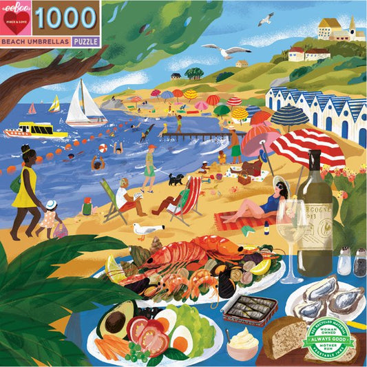 Beach Umbrellas 1000pc puzzle