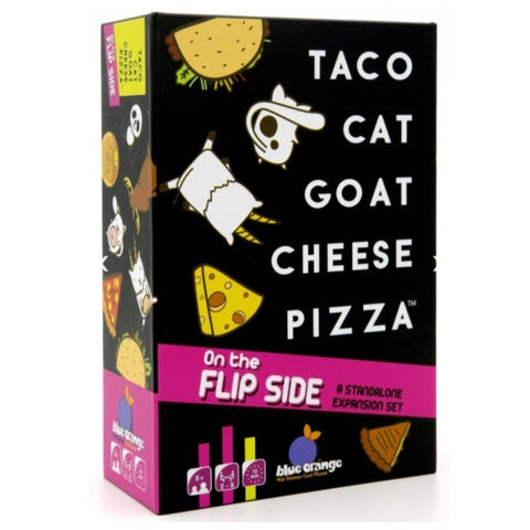 taco cat goat cheese pizza on the flip side