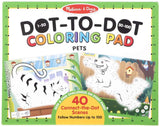 dot to dot colouring pad ABC 123