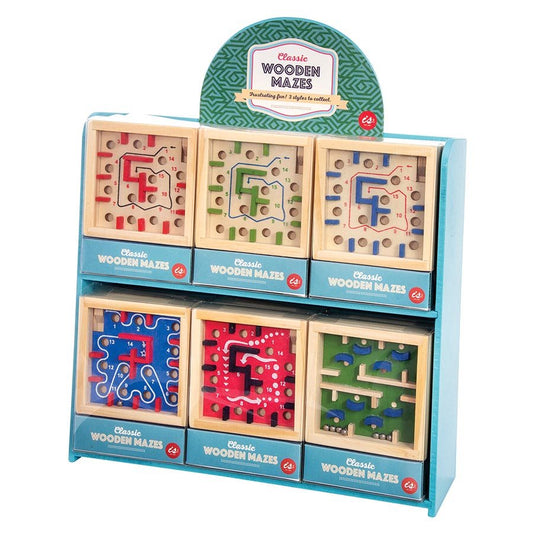 classic wooden mazes