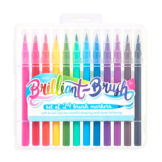 Brilliant Brush Markers 24