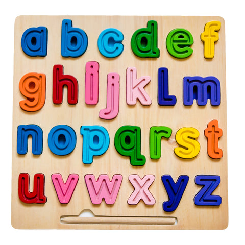 abc lowercase chunky tracing puzzle
