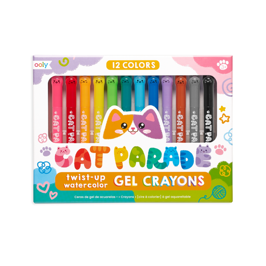 cat parade twist-up watercolour gel crayons