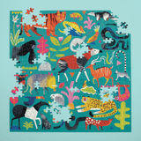 rainforest animals 500pc puzzle
