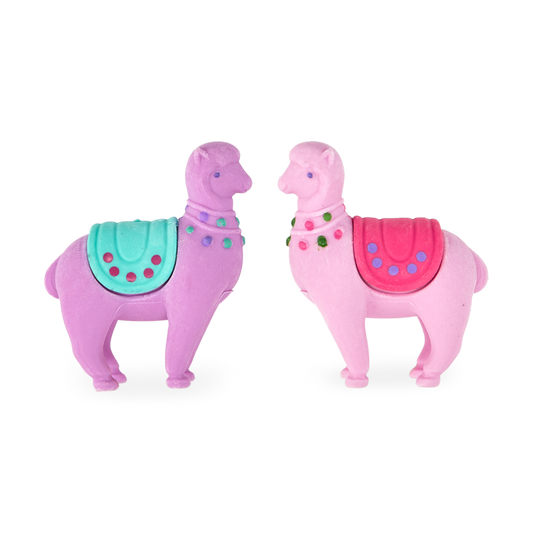 lovely llamas fruity scented erasers